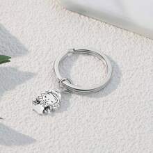 Personalized Keychain Love Gifts Customized Names,Father's Mother's Day Gift,Key Chains Rings For Car Key Pendant,Special Gift For Family - Silver - View 3