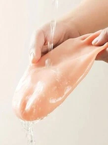 1/2/3 Pairs Apricot Waterproof Beach Socks, Soft Bottom Snorkeling Swimming Diving Socks, High Elasticity, Prevent Cracking, Moisturizing Foot Protection Socks, Unisex Silicone Socks