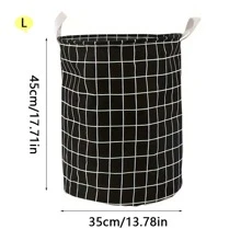 1pc/2pcs/3pcs Laundry Basket, Dirty Clothes Storage Bin, Large Storage Box, Toy Bin, Foldable Basket, Toy Storage Bag, Dirty Clothes Organizer, Waterproof Coating Storage, Children Gift With Handle, Suitable For College Dorms, Laundry Room, Boys And Girls Bedroom, Bathroom, Living Room - Multicolor - View 15