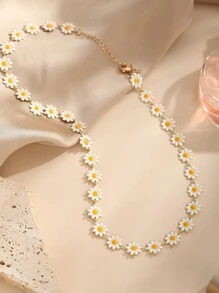 1 Vòng Cổ Hoa Hướng Dương Phong Cách Ngọt Ngào Mùa Hè Cho Bé Gái Thời Trang Chuỗi Xương Đòn Phổ Biến Cho Tiệc Đường Phố Ngày Lễ Hội Sinh Nhật Món Quà Trang Sức Để Trang Trí Hàng Ngày - Nhiều màu - Xem 2