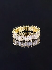Fashionable Luxurious Lady Ring Suitable For Work Commute Shopping Dating Banquet Wearing, Festival Gift Z113 - White - View 60