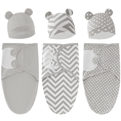 1set New Baby Swaddling Blanket, Hospital Wrap, Infant Anti-Kick Sleeping Bag, Spring/Autumn Newborn Baby 0-6 Months, Unisex Love Valentine