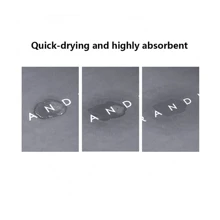 Kitchen Sink Mat Silicone Diatom Mud Table Coffee Table Water Absorption Mat, Portable, Simple & Heat Resistant, High Durability & Aesthetic Value - Yellow - View 5