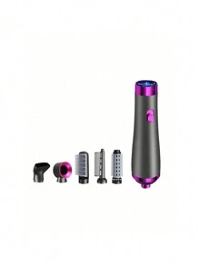 Multifunctional Negative Ion One-Step Electric Hair Dryer Curling Straightener Tool 5 In 1 Hot Air Brush(Uk) Hot Comb