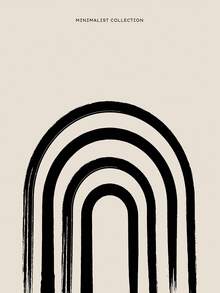 1 pieza Pintura impresa en lienzo, paloma blanca con patrón de flor de tinta, estilo minimalista moderno, beige/negro, arte de pared para la decoración de pasillo/corredor/dormitorio/sala de estar como fondo de sofá, sin marco, regalo perfecto, decoración del hogar, embalaje en tubo de PVC - Multicolor - Ver 30