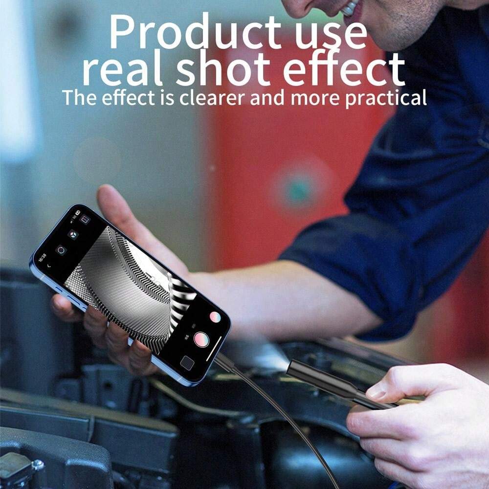 Endoscope Camera With Light Compatible With Iphone 960P HD Borescope