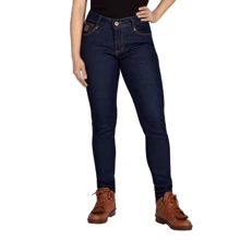 Women Jeans - 中等水洗藍 - 查看 2