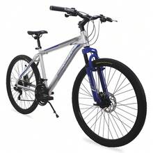 Bicicleta Benotto Montaña XC-5000 R26 Aluminio 21V. Plata/Azul Talla:MM - Plateado - Ver 2