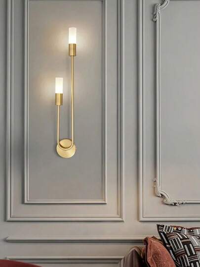 Moderne Indoor Wand Lamp G9 Golden Zwart le Shaped Lighting Fixture Bedroom Staircase Balcony (Light Bulb Not Included) view 6