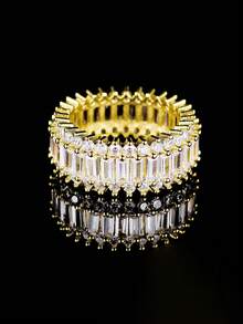 Fashionable Luxurious Lady Ring Suitable For Work Commute Shopping Dating Banquet Wearing, Festival Gift Z113 - White - View 52