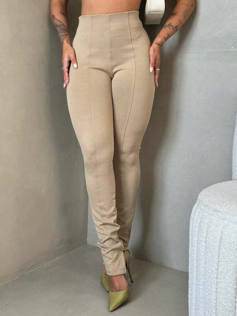 Women Pants - 沙 - 查看 1