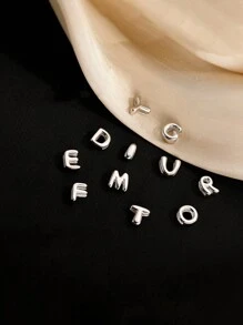 FOREVER QUEEN 1 Vòng tay chữ cái viết tắt cho phụ nữ Vòng tay chữ cái viết tắt bằng bạc Sterling 925 tinh tế cá nhân hóa 26 chữ cái Quà tặng trang sức cho sinh nhật kỷ niệm đám cưới - Bạc - Xem 9