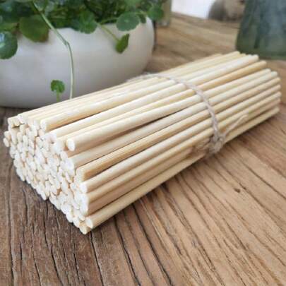 10/30pcs Natural Garden Bamboo Sticks With Dimensions Of Approximately 50 * 0.8 Cm/19.68 * 0.31 Inches, Suitable For Indoor And Outdoor Plant Support, Potted Plants
