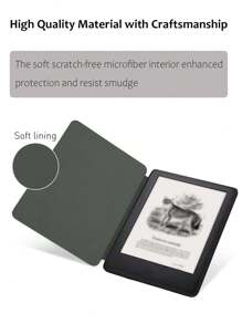 多種顏色款Kindle Paperwhite保護殼，細膩面料套，輕巧PU皮革智慧保護套，帶自動休眠/喚醒功能，適用於Paperwhite電子書閱讀器-多色