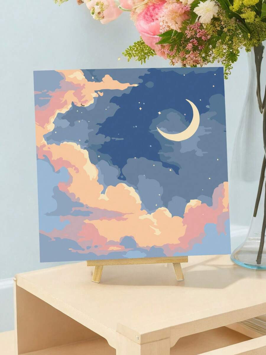 成人数码油画，丙烯颜料，简易成人数码油画，适合初学者，DIY数码油画，可作礼物或家居墙面装饰，尺寸：20英寸宽 x 20英寸长 / 30英寸宽 x 30英寸长