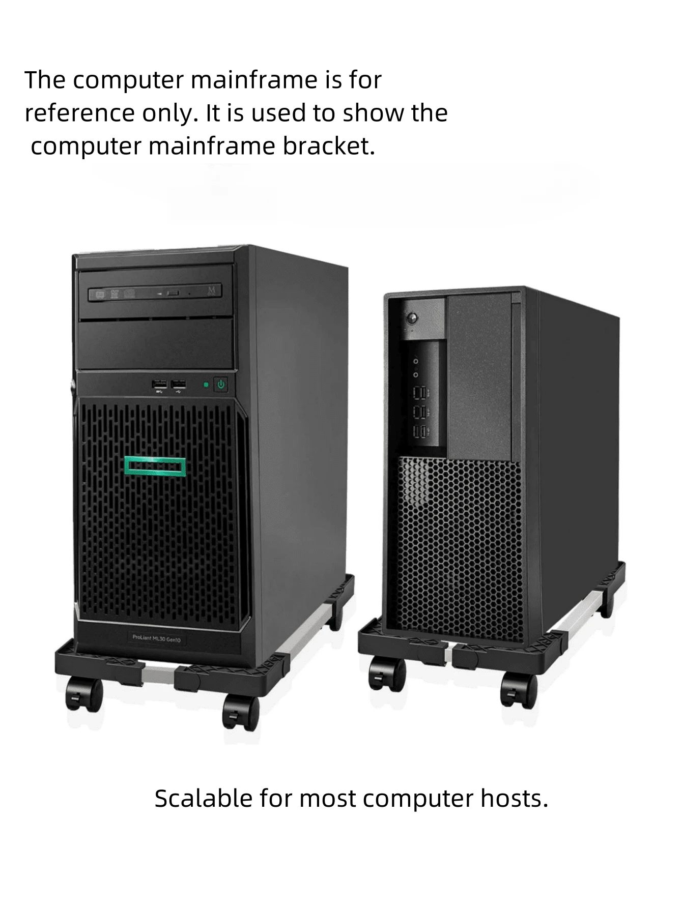 Desktop Computer Mainframe Bracket Household Simple Chassis Pulley Base ...