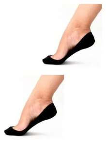 Women Invisible Socks - màu đen - Xem 1