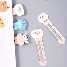 10/50pcs Cute Animals Bookmarks Ruler,  Teacher Prizes Book Markers Students Animal Party Favor Random Style - Multicolor - View 6