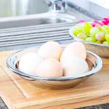 1 个 304 不锈钢托盘，可用作调味盘、烧烤盘、水果沙拉盘，设计简洁优雅，适合家庭使用 - 不銹鋼本色 - 查看 8