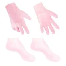 2pcs Moisturizing Hand Mask, Foot Mask, Moisturizing Long Socks/Gloves, Foot Care Socks, Prevent Dry Cracked Heels And Soften Rough Skin, Reusable