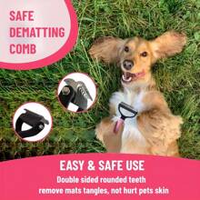 5-In-1 Pet Grooming Brush Set, Dog Deshedding Tool, Undercoat Rake And Slicker Brush For Short Hair Dogs And Puppies