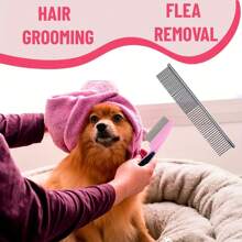 5-In-1 Pet Grooming Brush Set, Dog Deshedding Tool, Undercoat Rake And Slicker Brush For Short Hair Dogs And Puppies