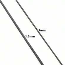 10 Meters 1/1.5mm Thick Waxed Cord Line Thread String Strap Rope For DIY Bracelet Necklace Jewelry Making Supplies - Strap Rope - View 4