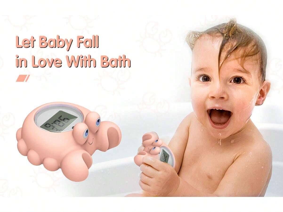 1 pièce Thermomètre de bain pour bébé pour nourrissons Thermomètre numérique de température de