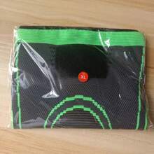 1 pieza/2 piezas Rodilleras transpirables tejidas con cierre de gancho y bucle, elásticas, absorbentes del sudor, de gran estiramiento, con protección de rodilla engrosada para actividades al aire libre como montañismo, patinaje, baloncesto, correr, etc. Accesorios de gimnasio, rodilleras deportivas, rodilleras de gimnasio