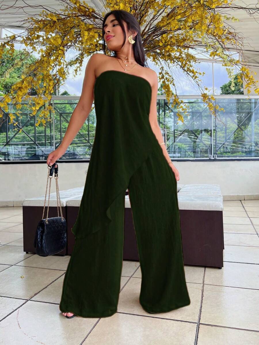 Women Jumpsuits - أخضر داكن - مشاهدة 1