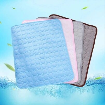 Summer Cool Mesh Pet Bed Mat, Soft & Breathable Ice Silk Pad, Suitable For Small Cats & Medium/Large Dogs Under 50kg