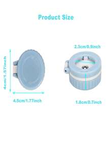 TWO DADS 1个儿童按钮安全锁，儿童防误触汽车洗衣机电脑钥匙启动保护盖，婴儿防误触装置，适用于炉灶冰箱洗衣机 - 藍色 - 查看 4