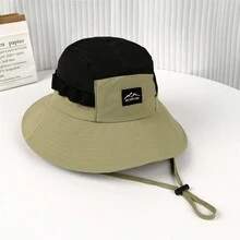 1件漁夫帽、遮陽帽、登山帽，適用於釣魚、登山、旅行、防曬休閒等戶外活動 - 彩色 - 查看 28