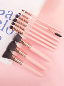 BYCSL 1/2/9pcs Makeup Brushes Set Concealer Eyeshadow Foundation Blush Lip Eyebrow Brushes Set For Face Women Beauty Cosmetic Tools Kit,Brush Set,Makeup Brush Kit,Make Up Brush Set,Make Up Set Complete,Makeup Brush Set,Complete Makeup Kit,Brush Kit,Brushes Makeup Set,Makeup Gift Set,Set - Pink - View 4