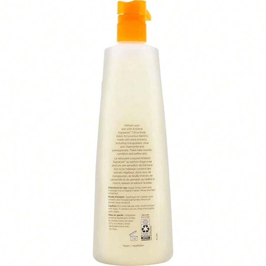 Kirkland Signature Liquid Body Wash Natural Citrus 27 Fl Oz 2