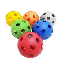 10pcs Indoor Golf Ball Golf Practice Balls Golf Light Ball Have Hole Golf Traini - Multicolor - View 2