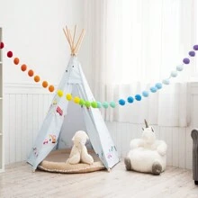 1pc/3cm Colorful Wool Felt Ball Plush Ball (Sold As A Set) For Fireplace Room Decoration, Baby Stroller Decor, Easter, Thanksgiving, Wall Decoration, Party Ornament, Home Decor , Room Decor, Wall Decor Gifts Birthday Graduation Christmas Decorations Christmas