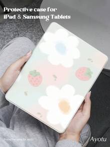 Flowers iPad 旋转保护套 兼容 iPad 第 10 代 10.9 英寸 2022 - 360 度旋转支架保护套 带笔架，自动唤醒睡眠 - 360° Rotating - 查看 2