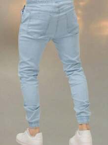 Men Jeans - Baby Blue - View 3