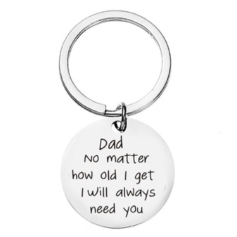 1 件爸爸无论老少都永远需要的钥匙扣礼物