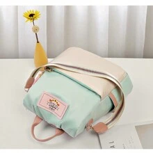 Modern Backpack For Urban Adventures, School Backpack - Beige - View 2
