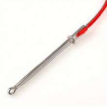 1pc Other Sewing Tools,Elastic Clip Wearing Elastic Band Clip Belt Threader Sewing DIY Tool Belt Guide Trouser Belt Guide Needle Guide - Silver - View 7