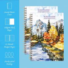 1 pieza Plan de presupuesto en inglés, BUDGETPLANNER Plan de cuenta personal de presupuesto familiar, un buen ayudante para administrar el presupuesto familiar, que le ahorrará una gran cantidad de presupuesto - Multicolor - Ver 13