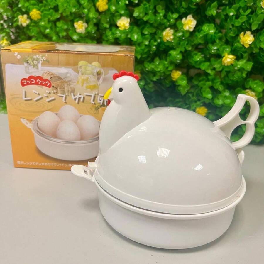 CALDERA  COCEDOR DE HUEVOS - Blanco - Ver 1