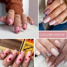 XEIJAYI 1 Bottle Gel Nail Polish, Popular Series Gel Manicure, 141 Vibrant Colors, Suitable For All Seasons - UV/LED Removable Semi-Permanent Nail Polish, Suitable For DIY Nail Art Design, Gift For Women - 駝色 - 查看 4