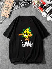Men T-Shirts - 黑色 - 查看 1