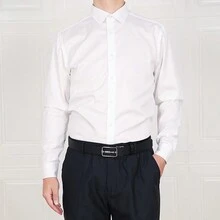 Bally Men's Belt Hollow Buckle Style Printed Embossed Leather Double-Sided Belt Cowhide Gift Box 6300630 - Black - View 8