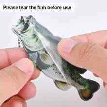 12pcs Acrylic Fish Shaped Keychain For Fishing Lovers, Multifunctional Keyring Decoration Gift For Men And Women Car Accessories Bag Charm School Letter Cute Goth Y2k