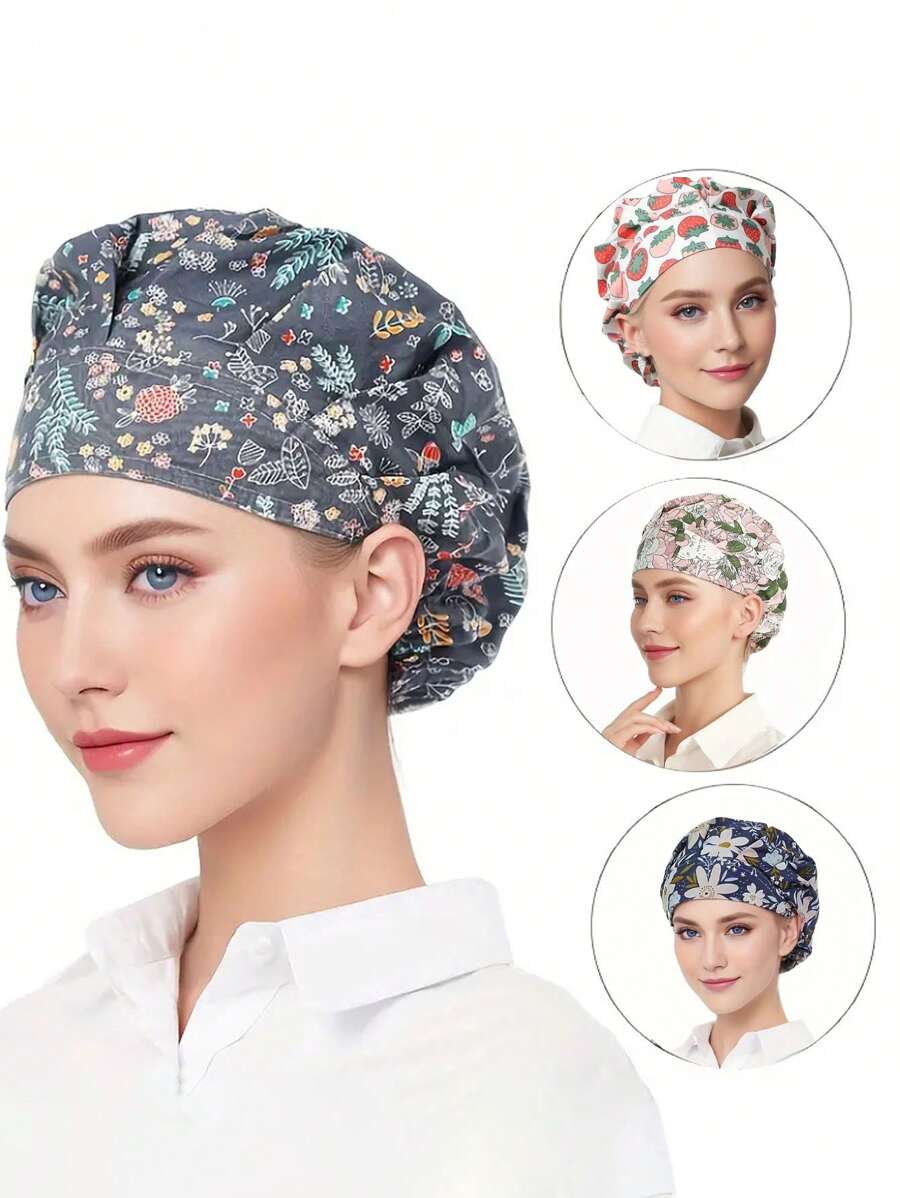 1pc Unisex Chef Hat With Adjustable Elastic Band For Kitchen, Cooking, Baking, And Bread Making, Dustproof, - Multicolor - View 1