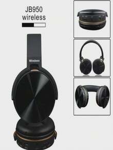 Fone De Ouvido Bluetooth Sem Fio Jb950 Pronta Entrega Envio Imediato - Preto - Visão 2